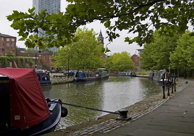 The canal basin in Castlefield, Manchester